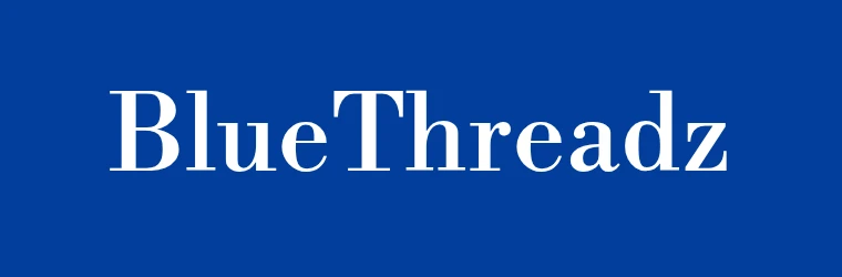 The BlueThreadz identity before